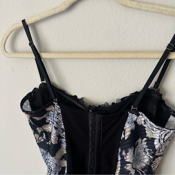 Free People Intimately Good Luck Charm Bodysuit in Black Size medium - Picture 8 of 14